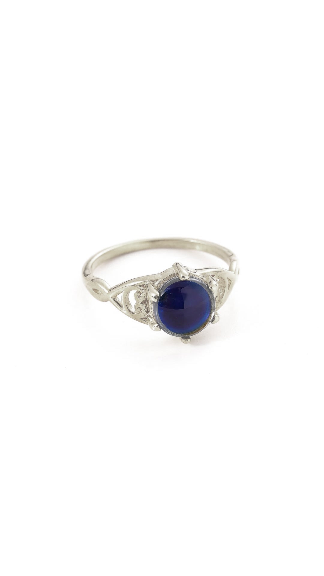 925 Silver Emotional Color Shift Ring